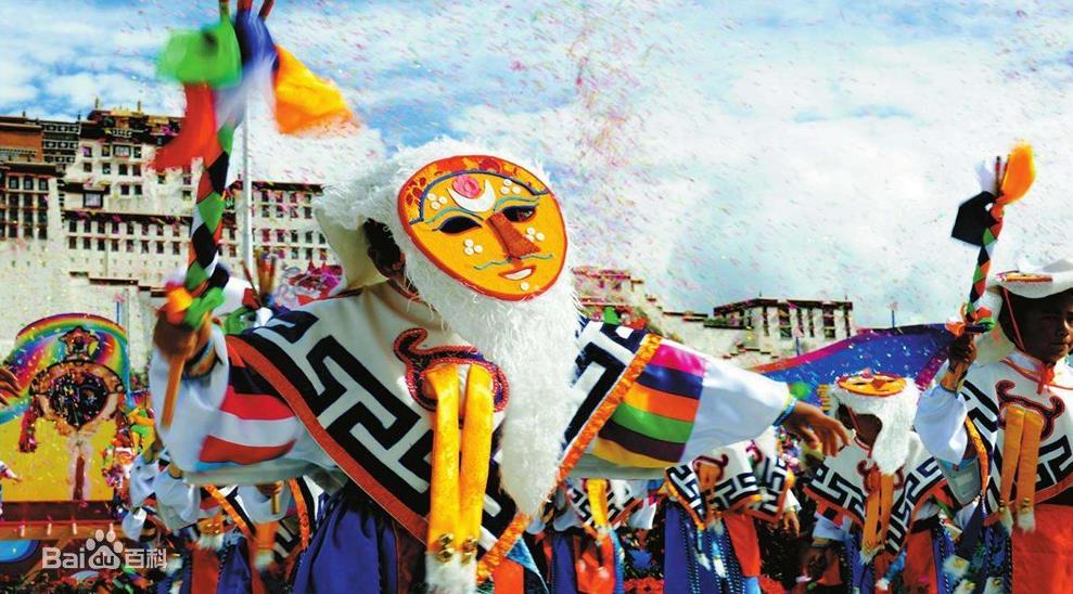 雪顿节藏族传统宗教节日