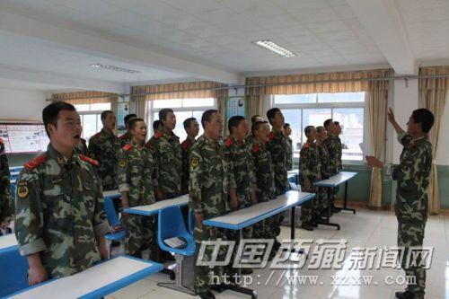 图为支队各级积极开展唱红歌活动（三）