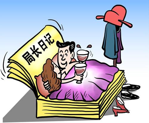 2月28日，一部被认为是曾任广西来宾市烟草专卖局局长韩峰的日记在网上引起极大轰动。日记记录了韩峰与多名女下属的淫乱细节。发帖者自称是其情人的丈夫。广西烟草专卖局有关负责人3月1日晚间向媒体承认，“香艳日记”男主角韩峰已被停职审查，纪检监察部门对其可能涉及违法违纪问题正式调查。(来源：生活新报 朱慧卿）