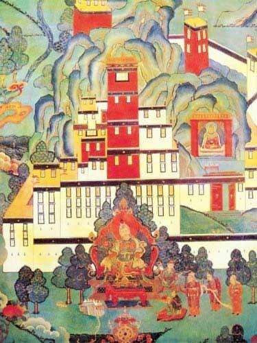 布达拉宫壁画 最艳丽的风景