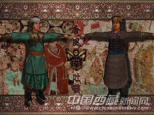 历史爱好者制作的苏毗骑兵假想图