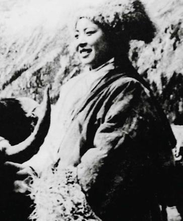 1950年进藏途中的曲美巴珍