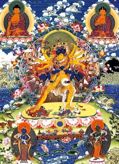 次旦朗杰的作品《贝德时轮金刚》