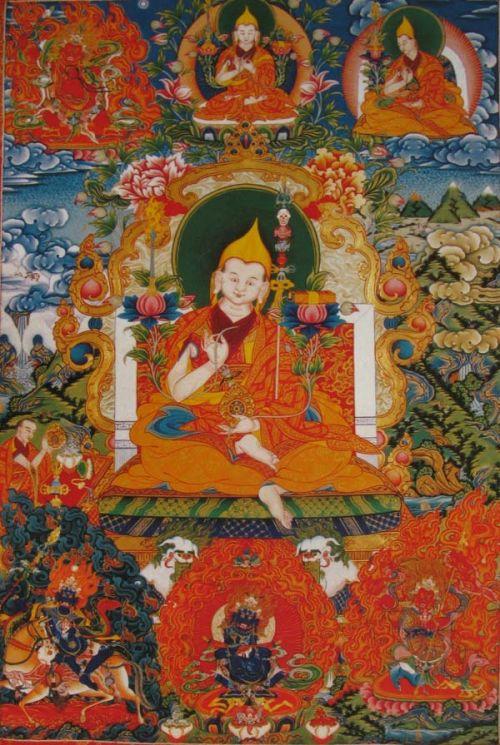 第一位由金瓶掣签确定的八世班禅喇嘛丹白旺修