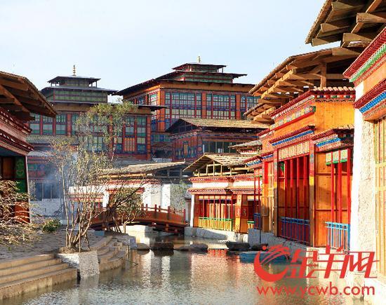 广东省重点援藏项目——林芝鲁朗国际旅游小镇正式开业！_金羊网新闻