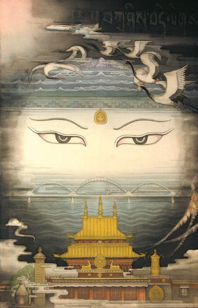 《天地瑞祥图》-布画-170x110cm--2009年作.jpg