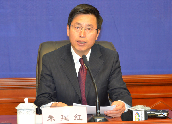 新闻发言人：拉萨市人民政府副市长 朱建红.JPG