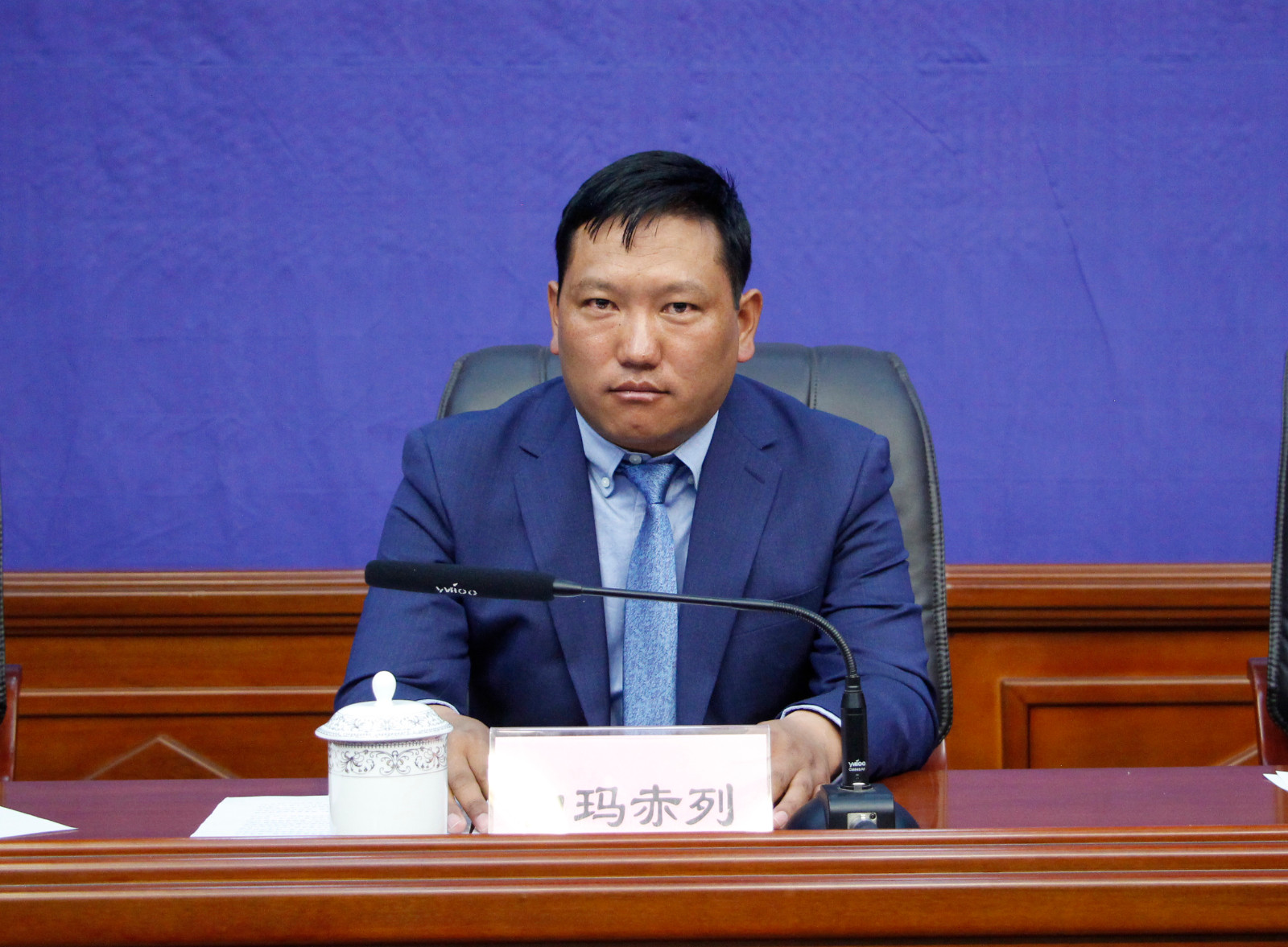 新闻发言人：自治区体育局登山运动管理中心副主任、西藏自治区登山协会副秘书长 白玛赤列.JPG