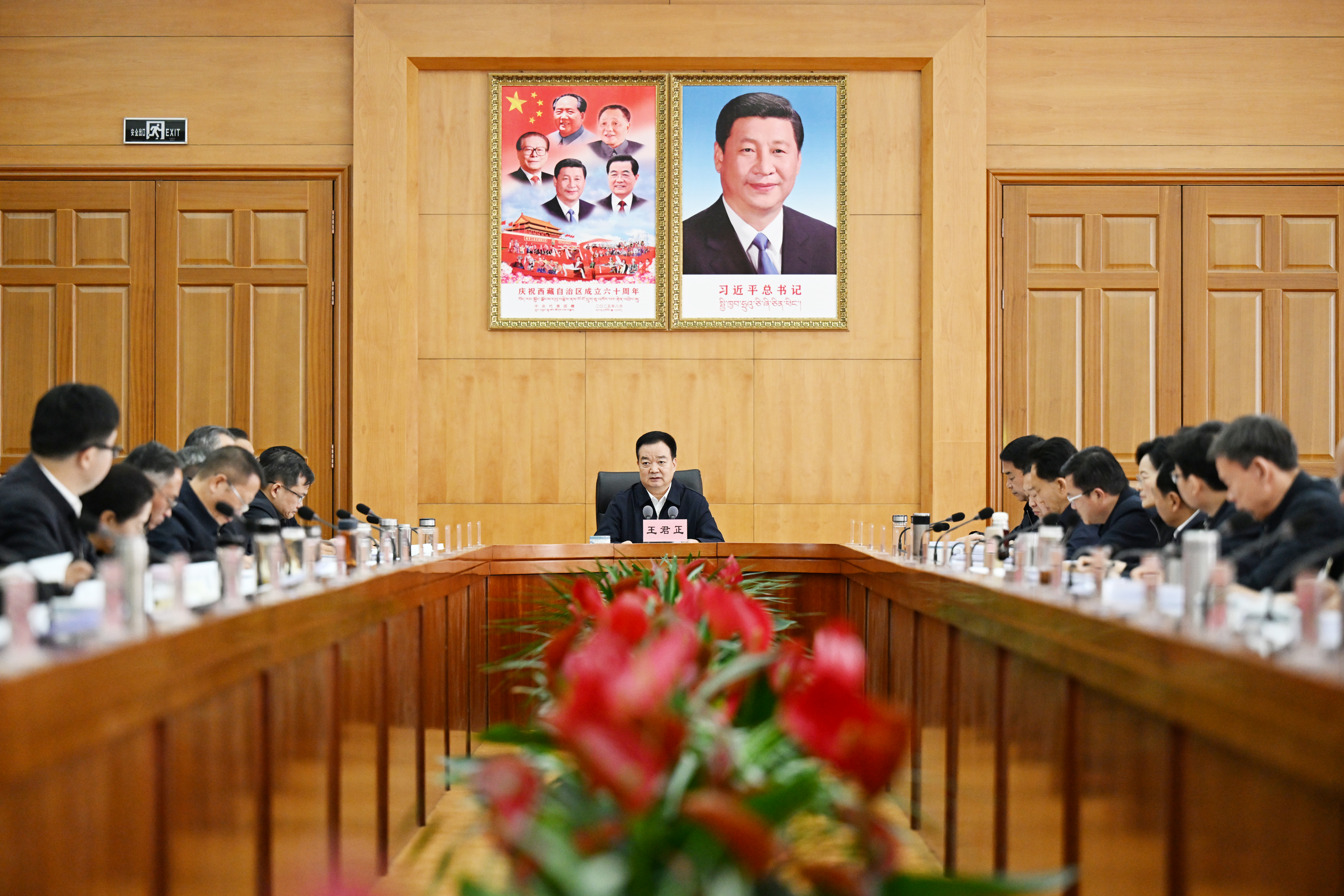 王君正主持召开自治区党委常委会会议 认真传达学习习近平总书记重要讲话重要指示精神